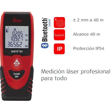 MEDIDOR LASER D1 LEICA DE 40M 843418-DISTO