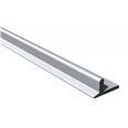 PERFIL 2m GUIA SUPERIOR Y INFERIOR ALUMINIO ANOD. PLATA MATE ( 14,5x7,5mm ) SAHECO